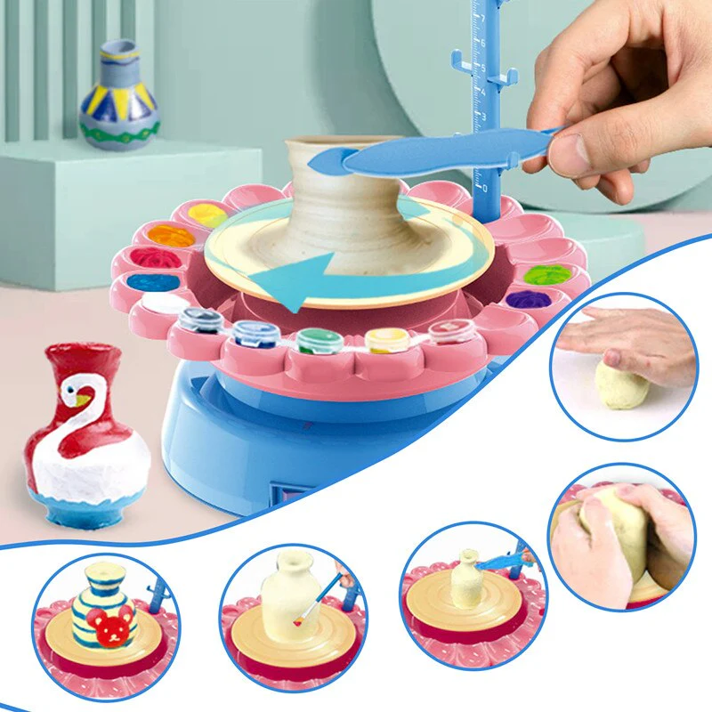 Kids Mini Electric Pottery Machine - Image 1