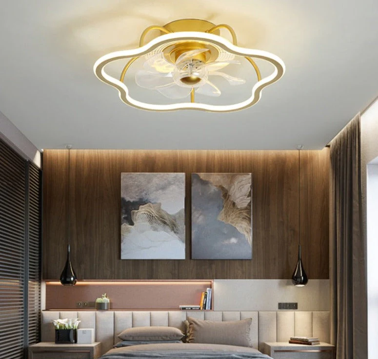 Elegant Modern LED Ceiling Fan Lamp - Image 1