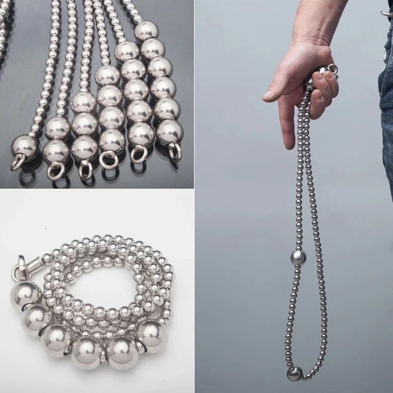 Stainless Steel EDC Self-Defense Bracelet Necklace - Image 3