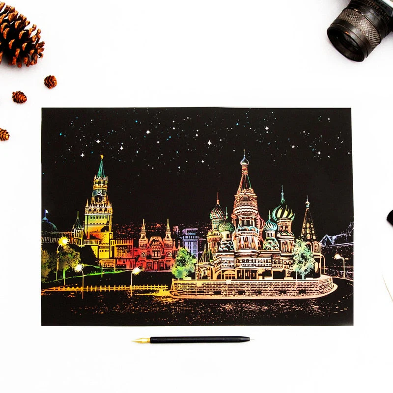 Magic Art DIY Scratchable Painting - Image 3
