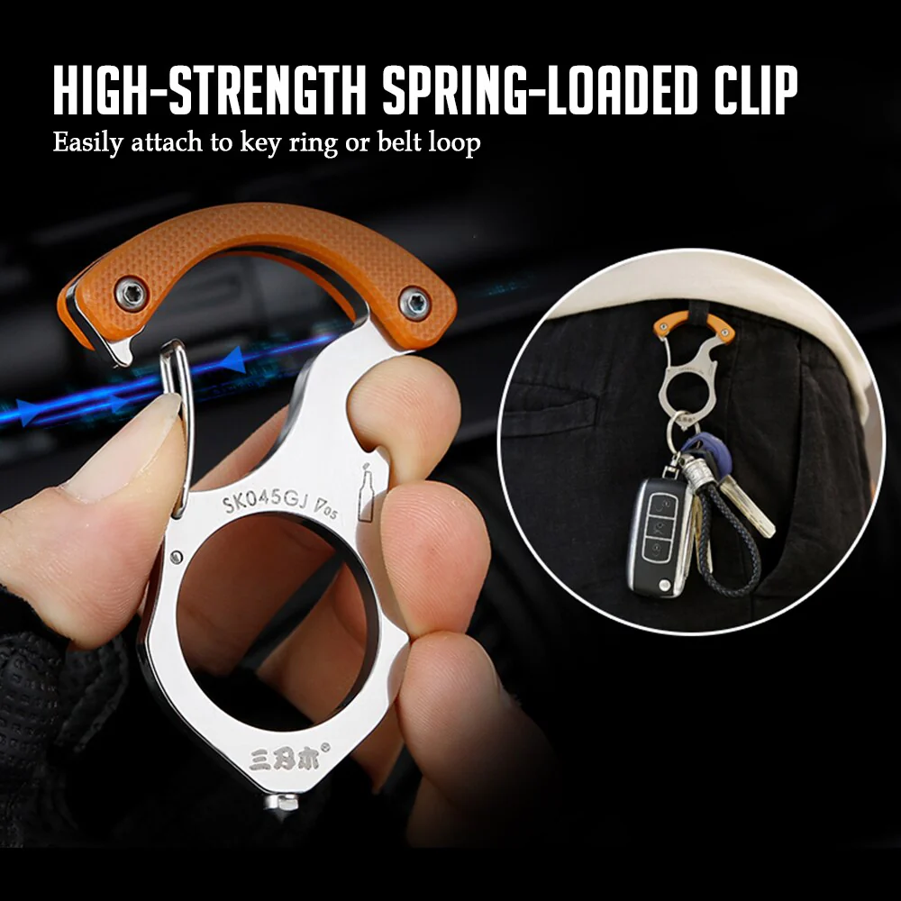 Ultimate Adventure Multi-Tool Ring Keychain - Image 3