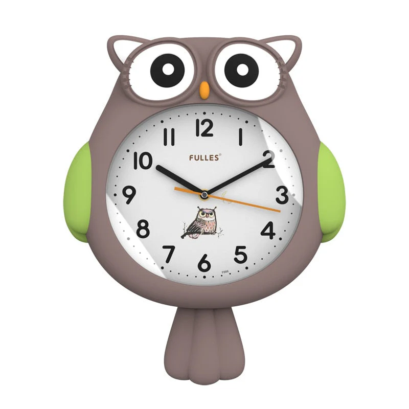 Cute Midnight Owl Wall Clock - Image 3