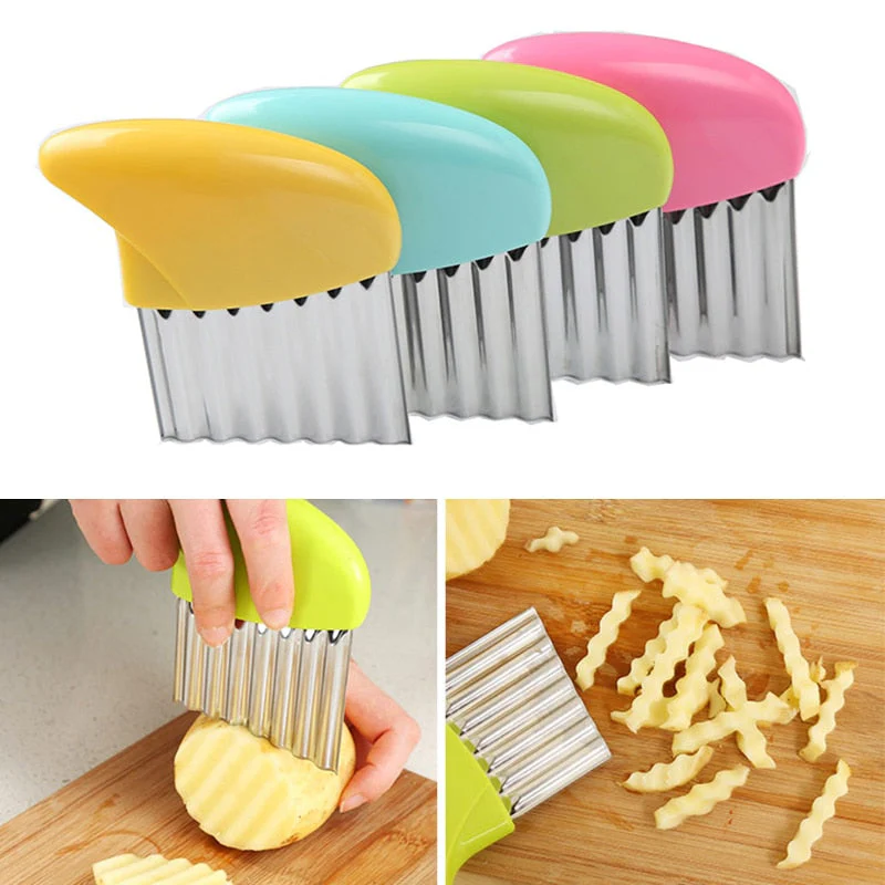 Speed Cut Wrinkle Manual Potato Chips Slicer - Image 3