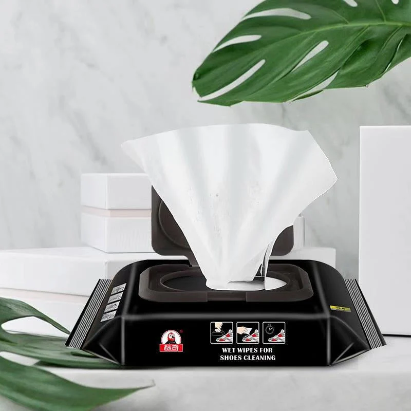 Disposable White Shoe Cleaner Wipes - Image 2
