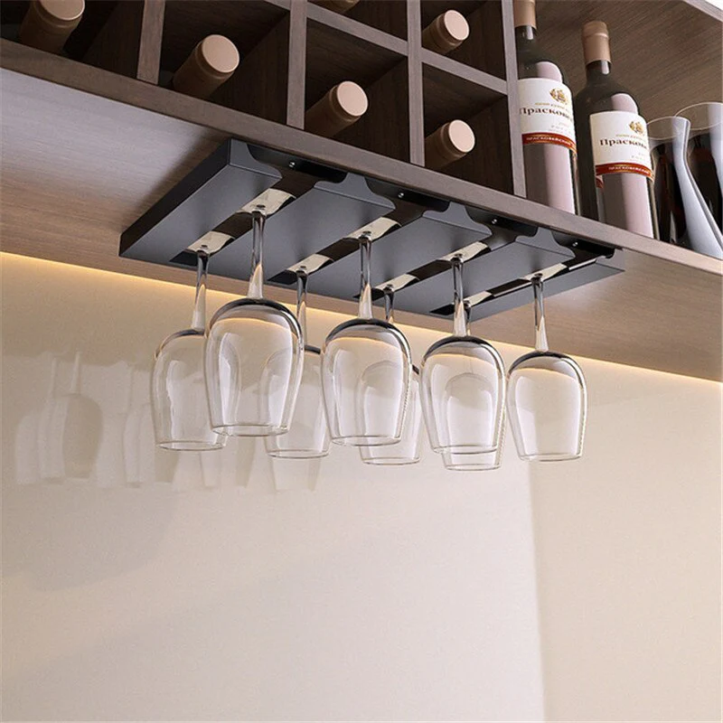 Under Cabinet Glass Organizer Rack - Image 2