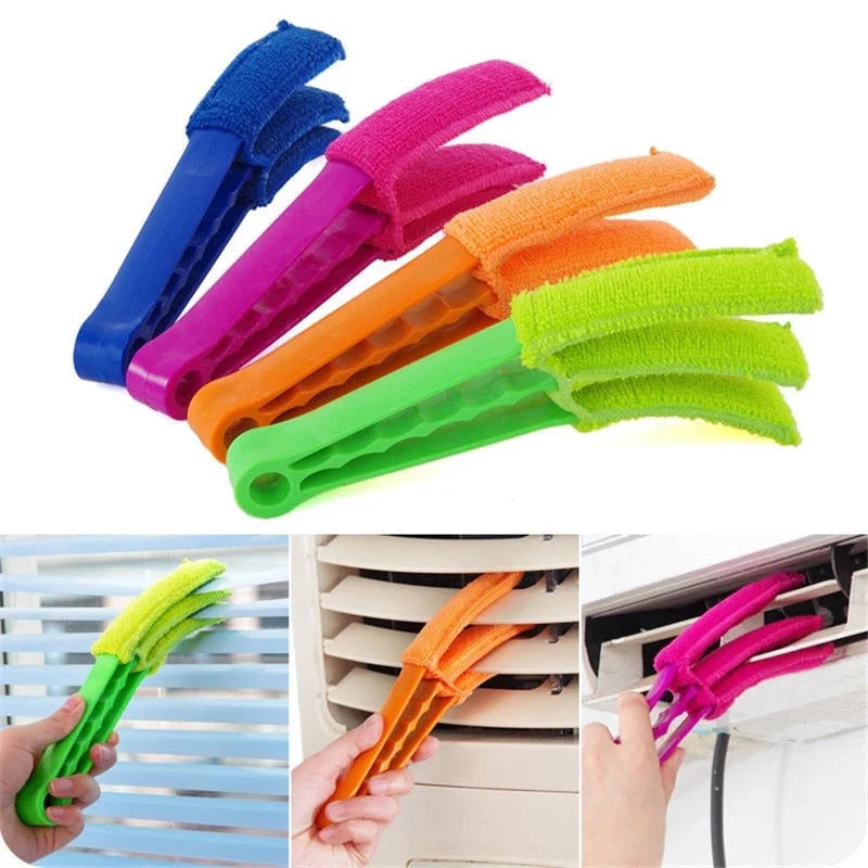 Microfiber Car Air Conditioner Vent Quick Cleaning Brush - Image 3