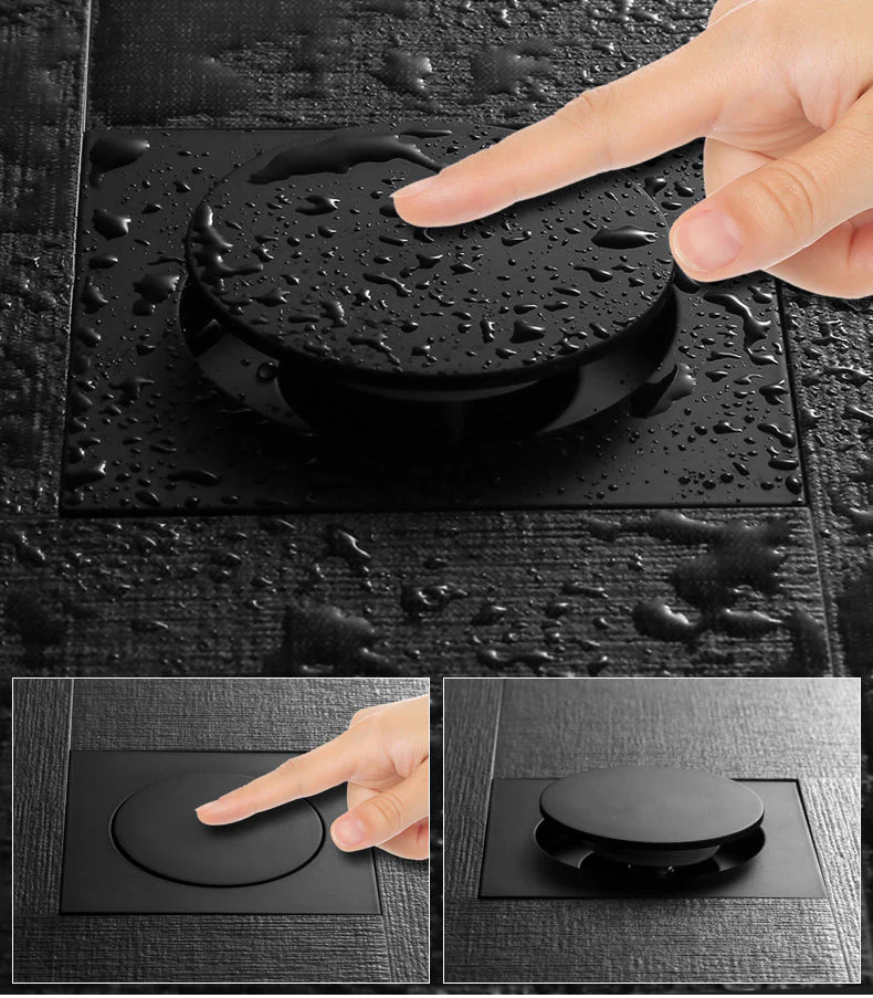 Metal Anti-Odor Pop Up Shower Drain - Image 3
