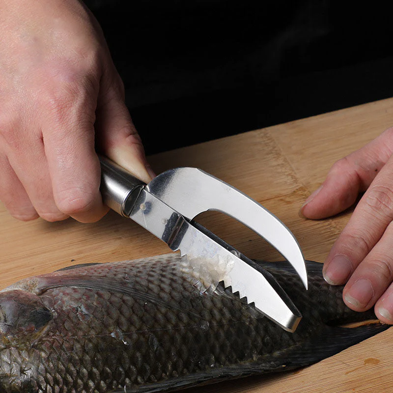 Stainless Steel Fish Cleaner Tool - Image 1