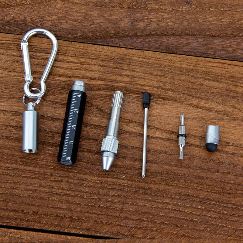 6in1 Pocket Pro Multi-Pen Tool Kit Keychain - Image 2