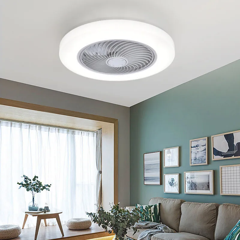 Silent Air Fan RC Invisible Blades Smart Ceiling Lamp - Image 1