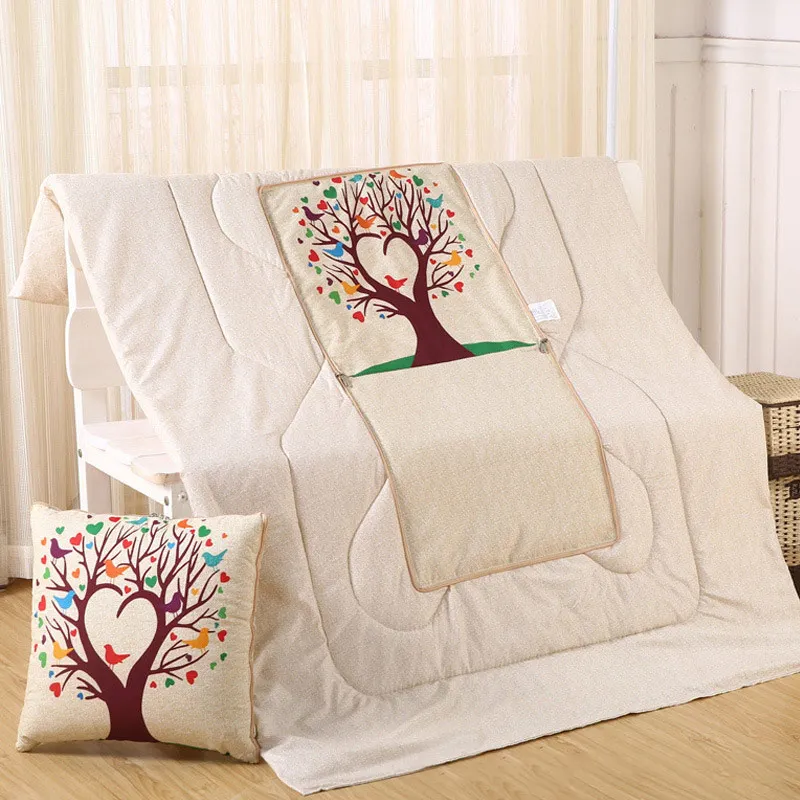 Cozy Convertible Pillow Quilt Combo Blanket - Image 1