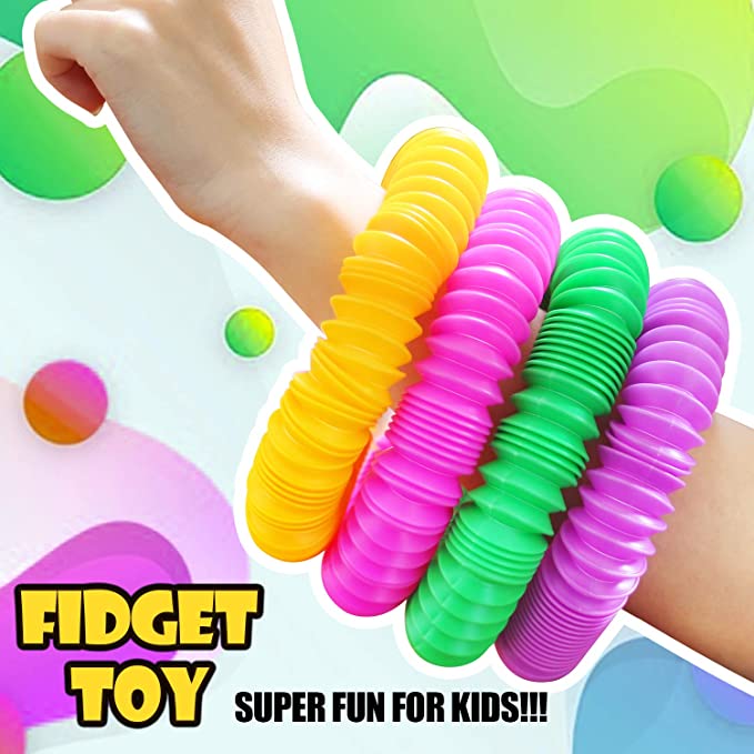 Anti-Stress Colorful Tube Fidget Toy - Image 3