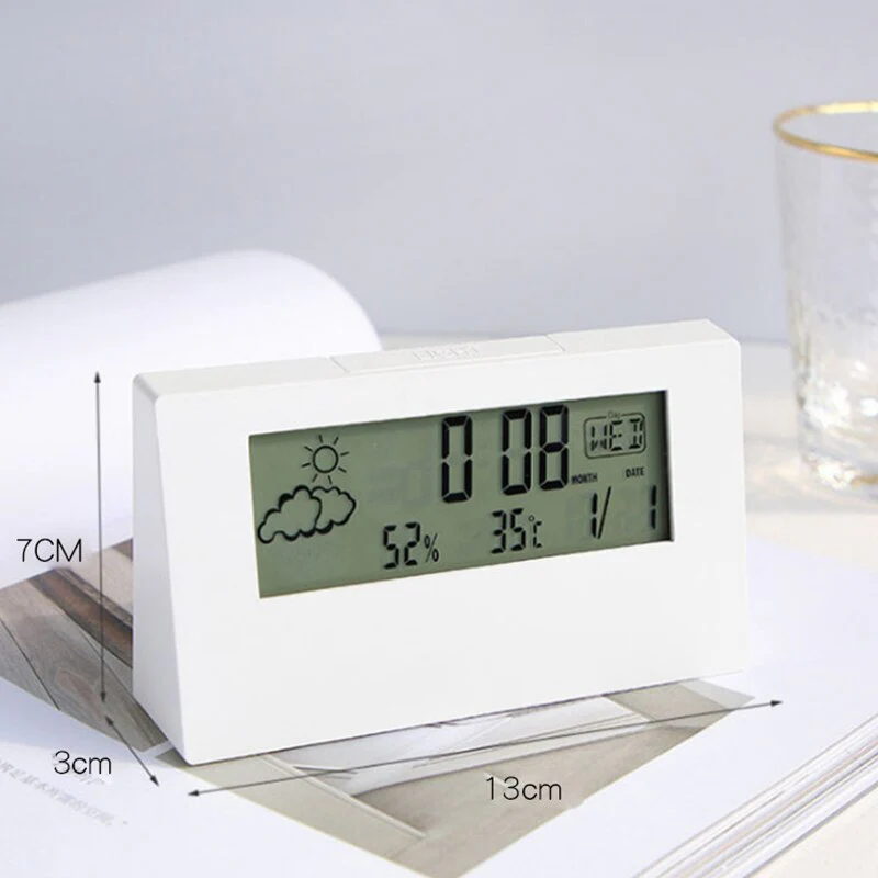 Transparent Crystal Vision Multifunctional Desktop Clock - Image 2
