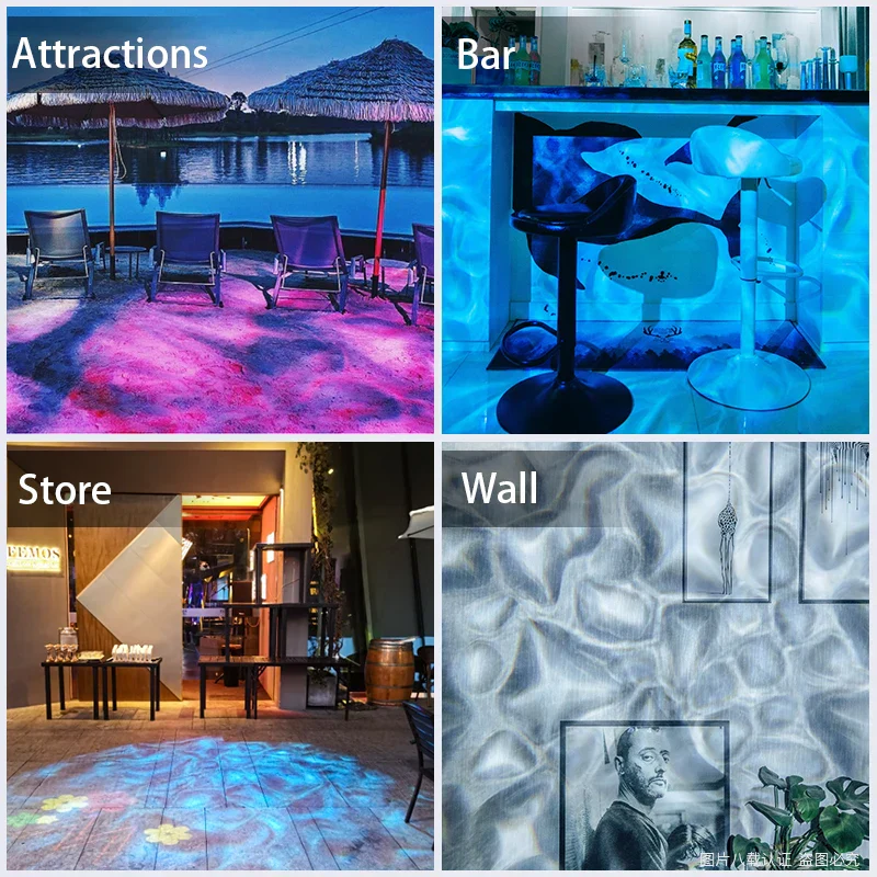 Dynamic Wave Effect Landscape Light Projector - Image 3