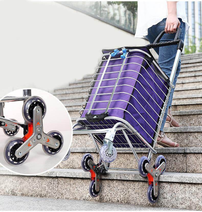 Easy Carry Climbing Wheeled Shopping Cart - Image 1