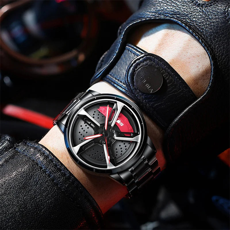 Speedster Chrono Quartz Spinning Wheel Men Watch - Image 2