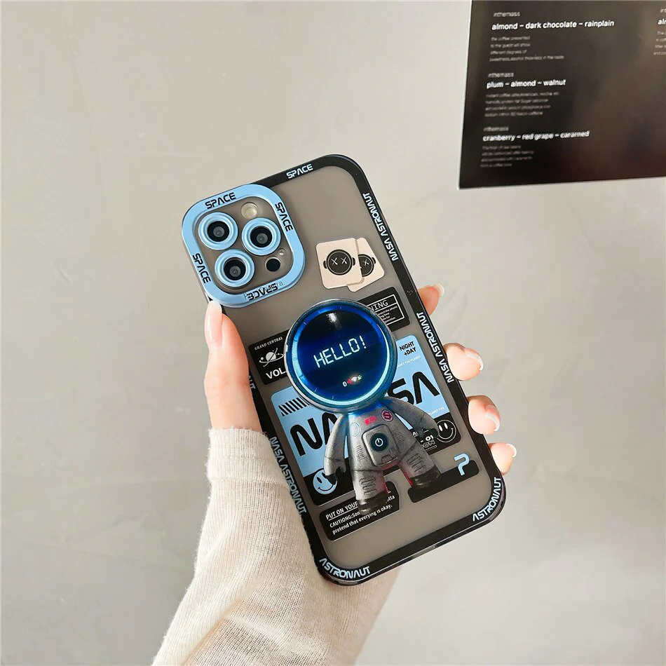 Space Time Astronaut Artistic Phone Case - Image 3