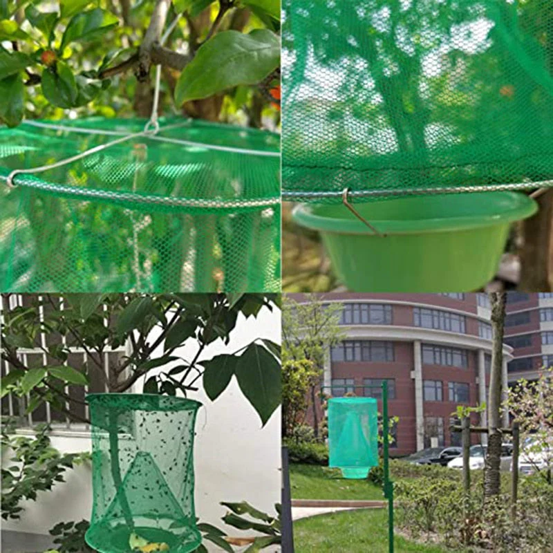 Reusable Hanging Cage Net Fly Trap - Image 3