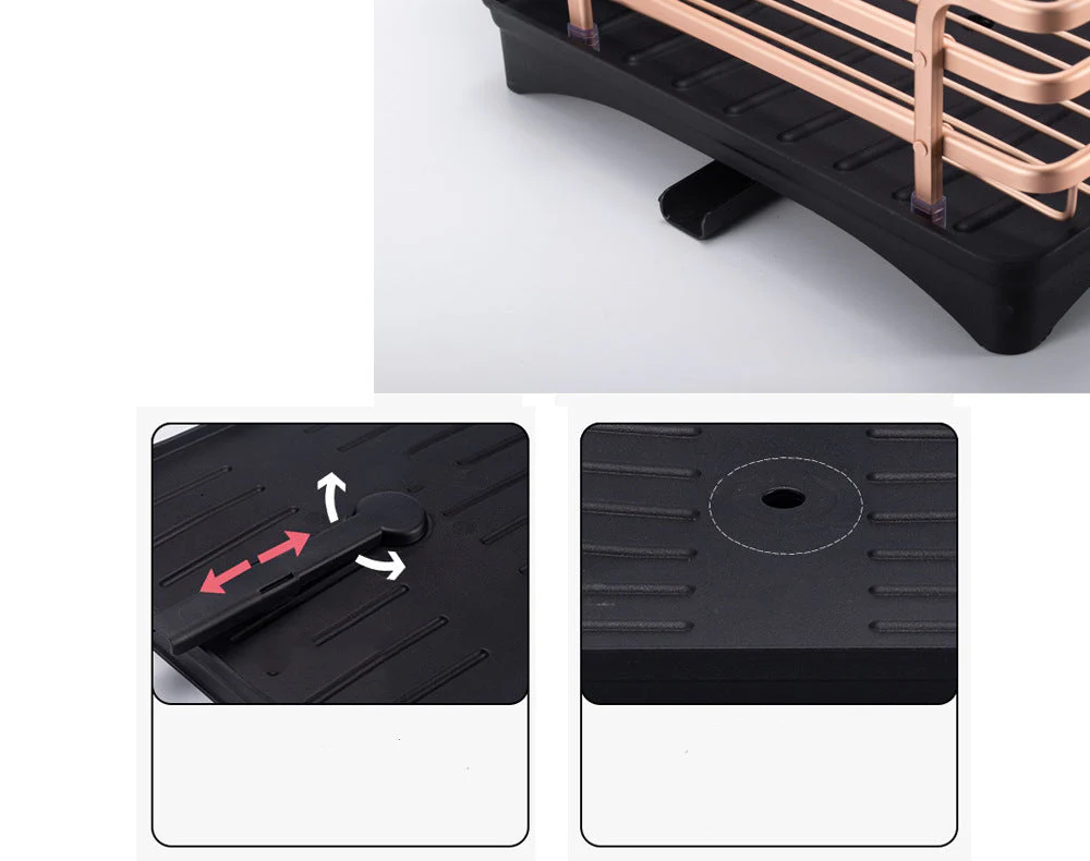 Creative Kitchen Matte Dish Drying Rack - Image 2