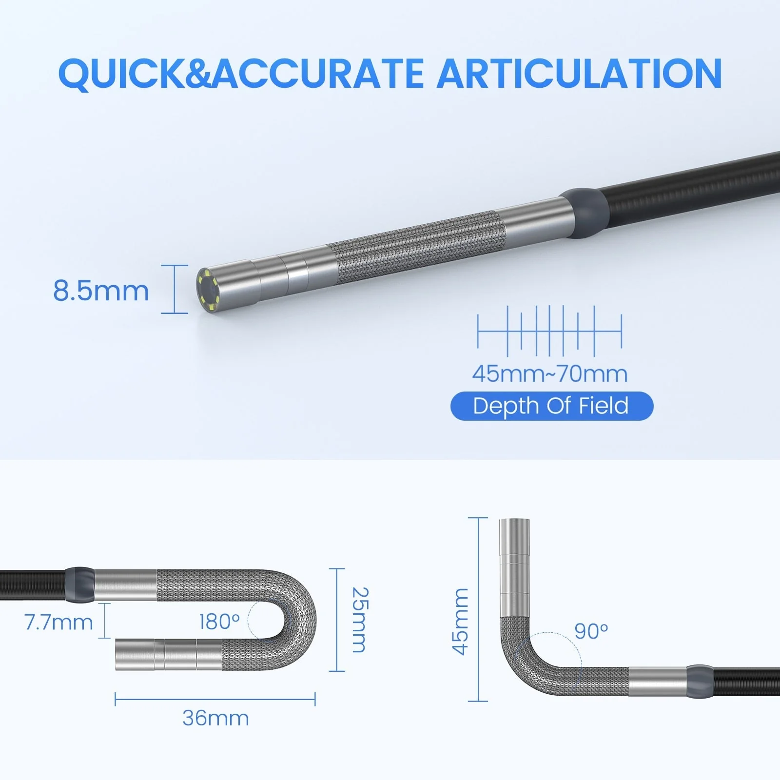 Professional Two-Way Steering Endoscopic Camera - Image 2