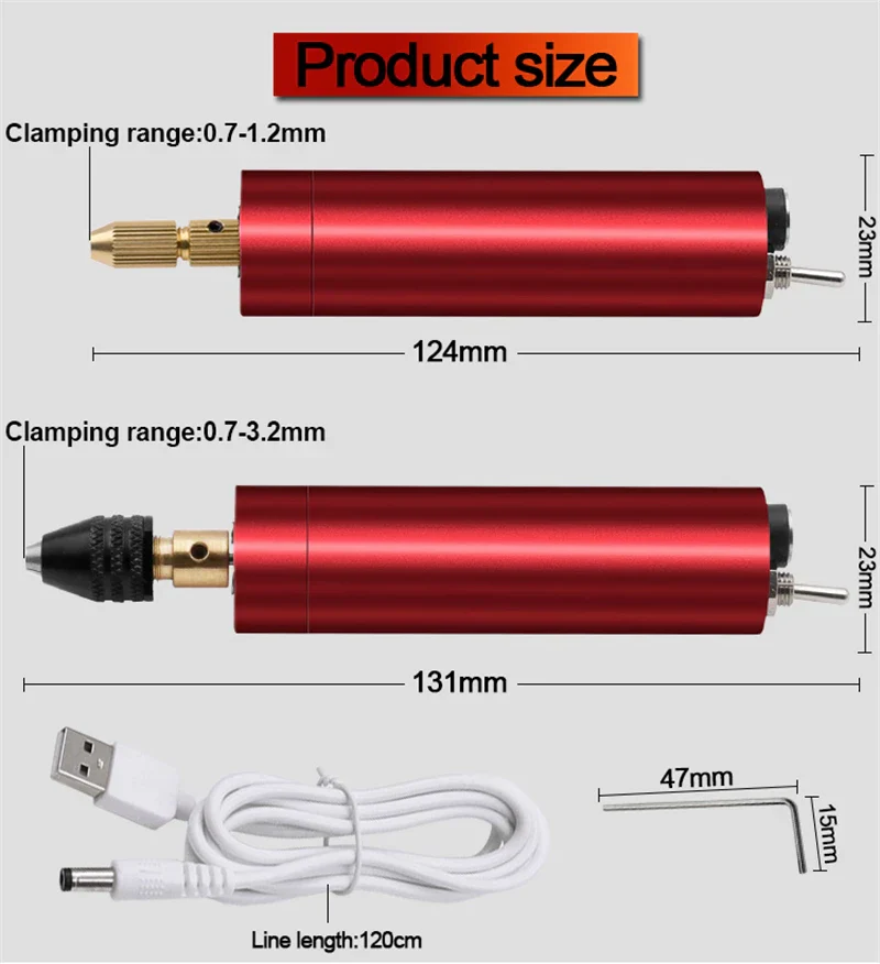 Power Craft USB Electric Hand Grinder - Image 3