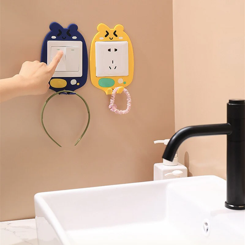 3D Luminous Cartoon Hook Outlet Sticker - Image 3