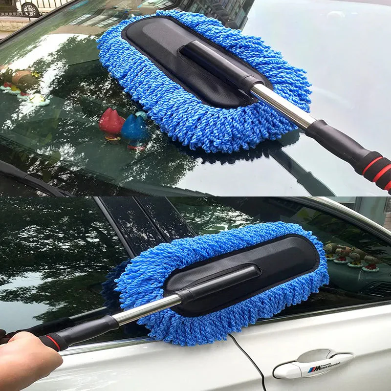 Pro Clean Universal Retractable Car Waxing Brush Set - Image 2