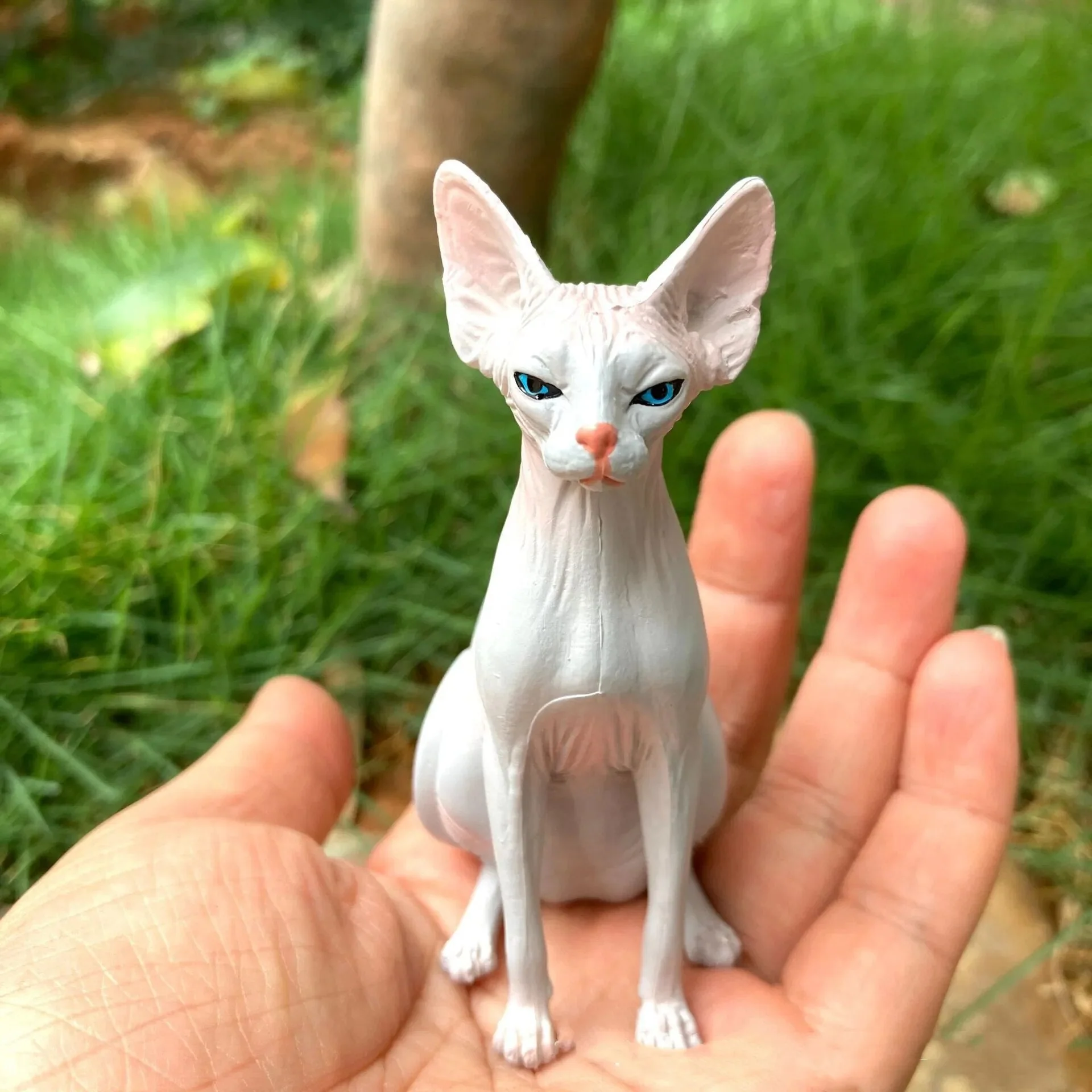 Modern Whisper Sphynx Cat Table Decor - Image 2