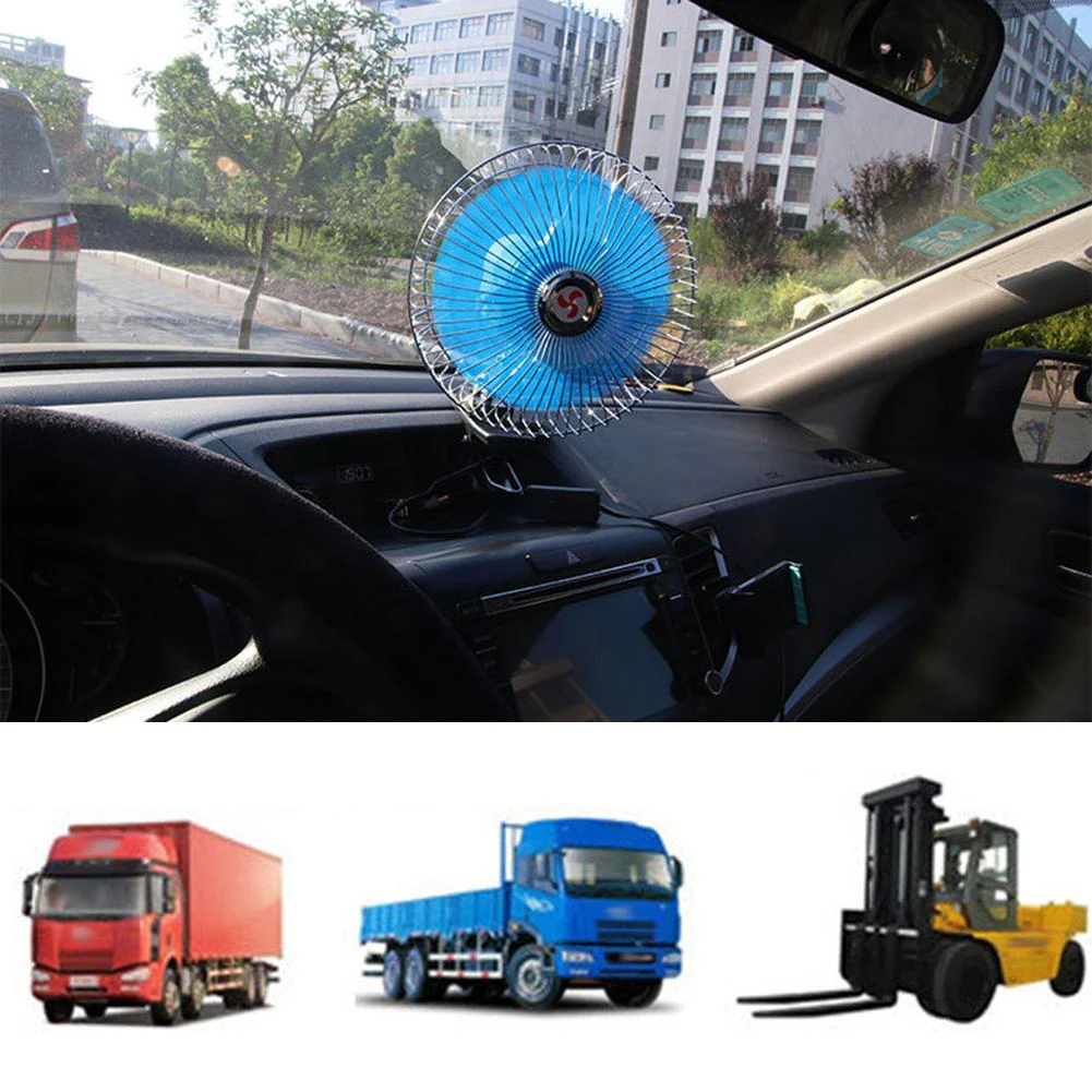 Mini Adjustable Cooling Car Clip Fan - Image 2