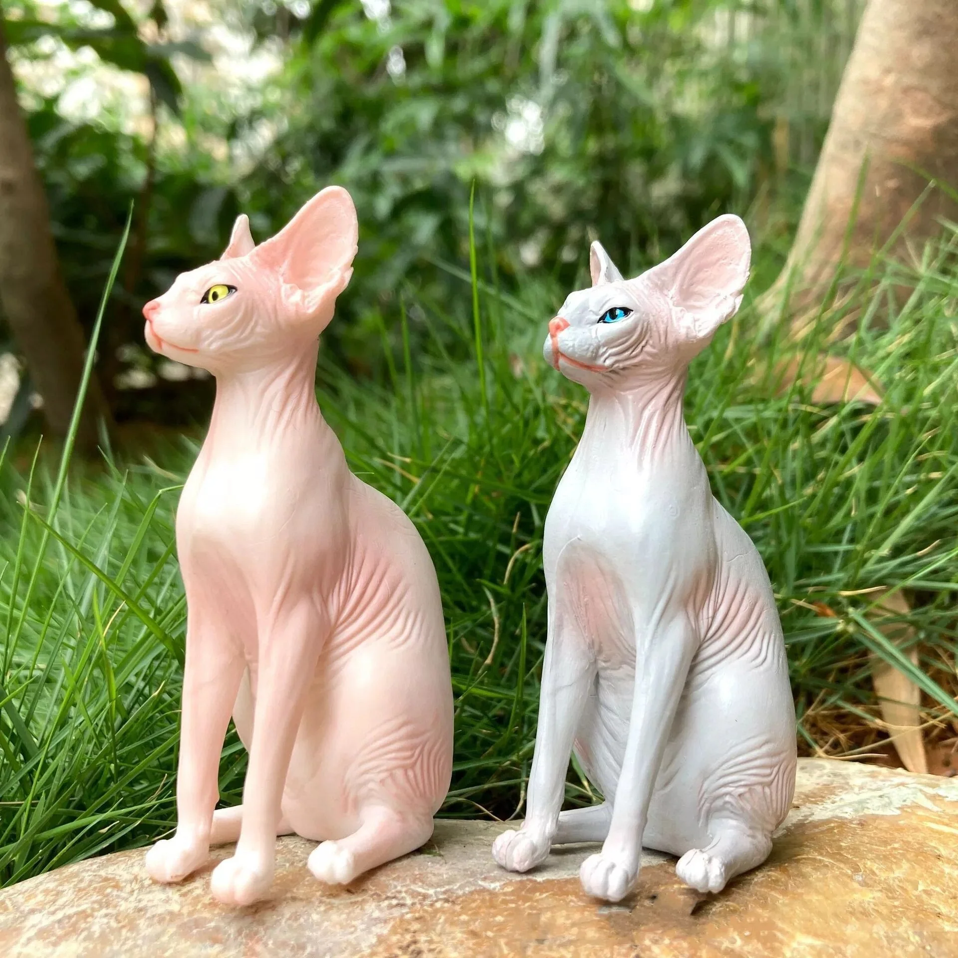 Modern Whisper Sphynx Cat Table Decor - Image 1