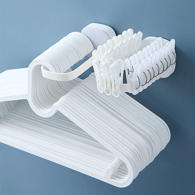 Self-Adhesive Foldable Wardrobe Clothes Organizer - Image 2