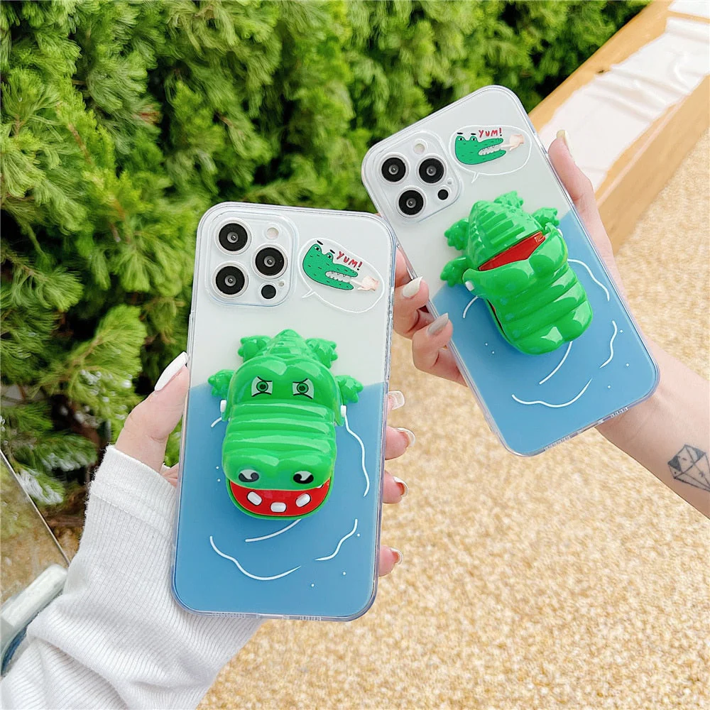 Crocodile Bite iPhone Case - Image 1