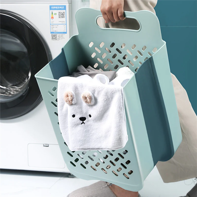 Hangable Foldable Laundry Basket - Image 3