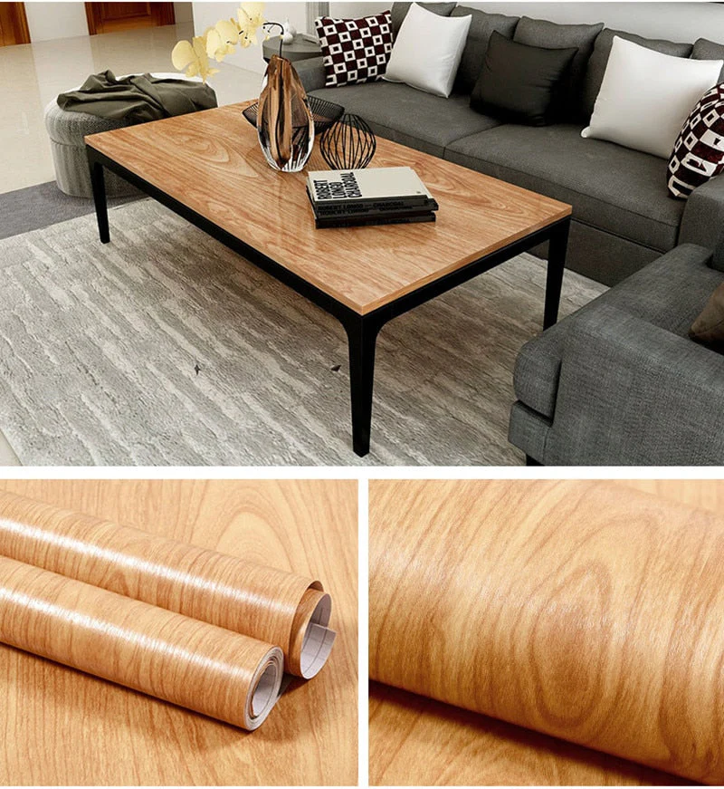 Self-Adhesive  Wood Grain Wall Sticker - Image 3