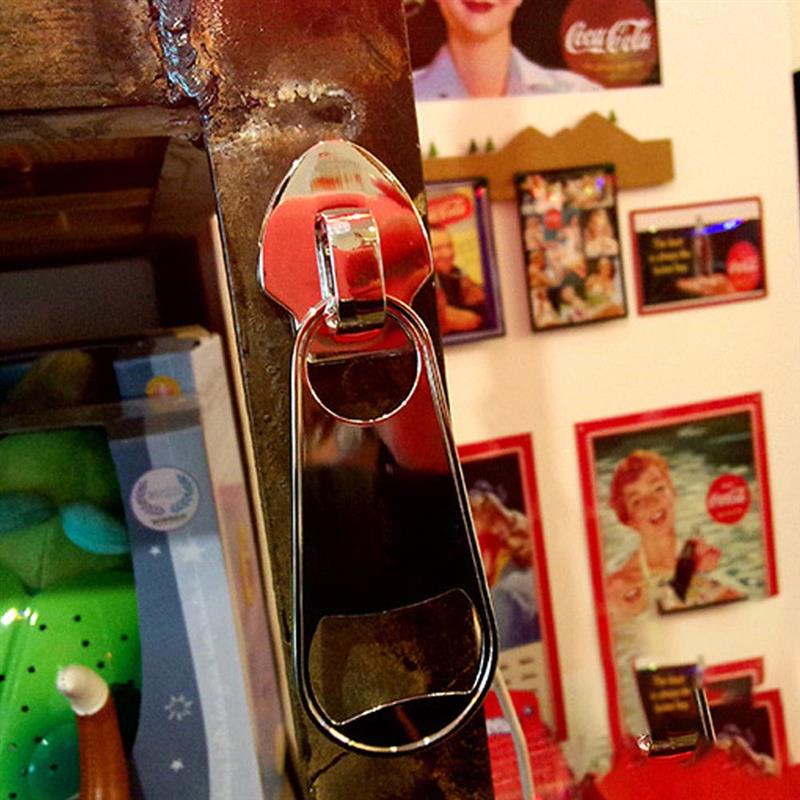 Magnetic Zipper Bottle Opener - Image 2