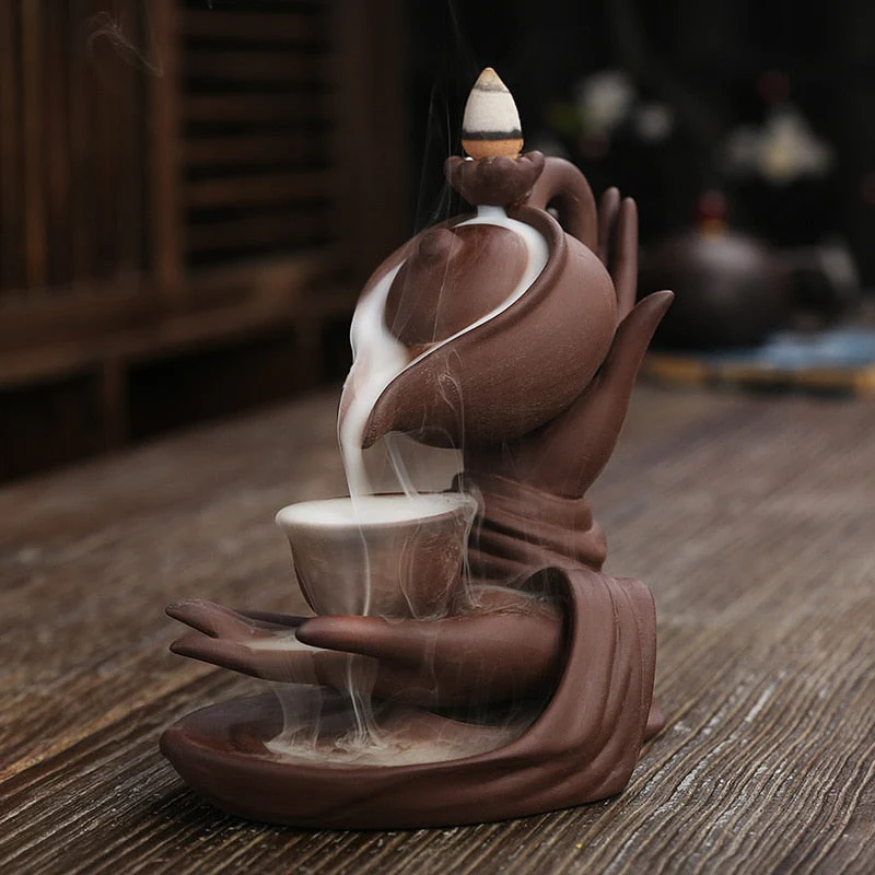 Zen Tea Backflow Incense Burner - Image 2