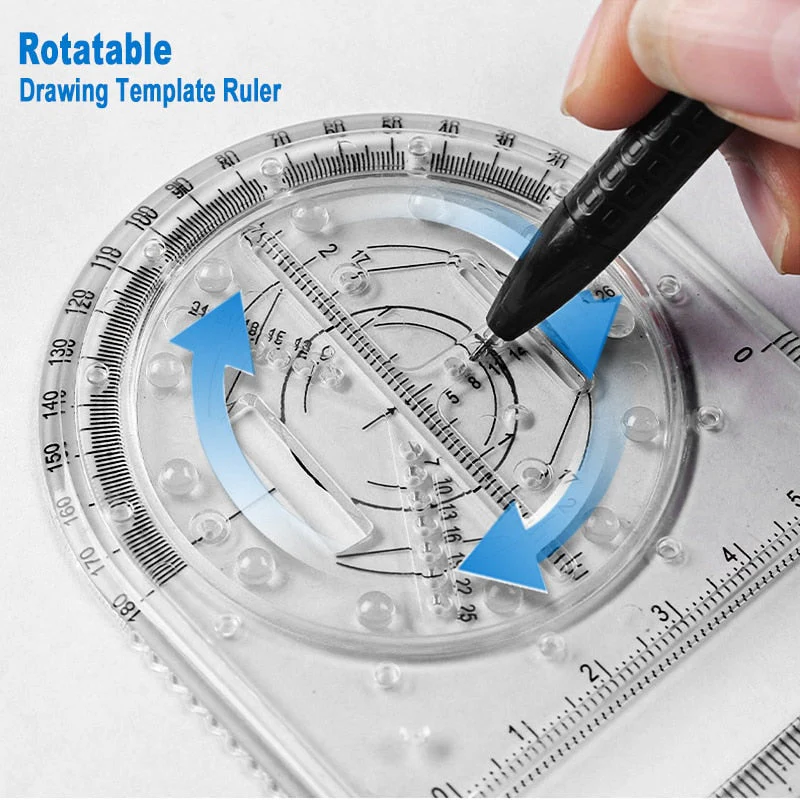 Geometric Art Design Architect Ruler - Image 2