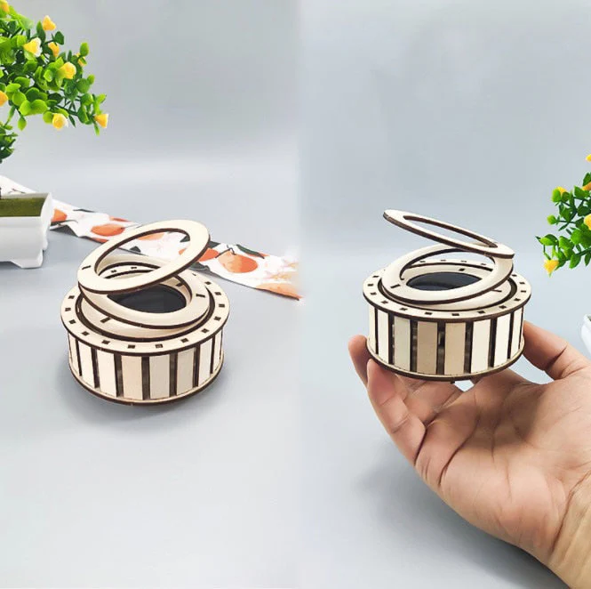 Eco Engineer Solar Energy Wooden Decor - Image 1