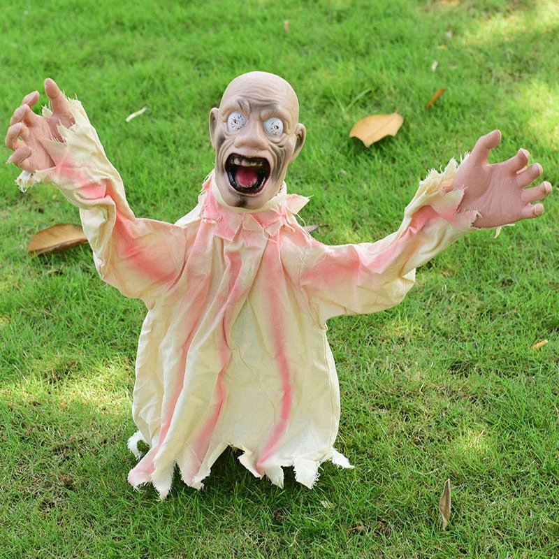 Scary Screaming Zombie Garden Halloween Decoration - Image 2