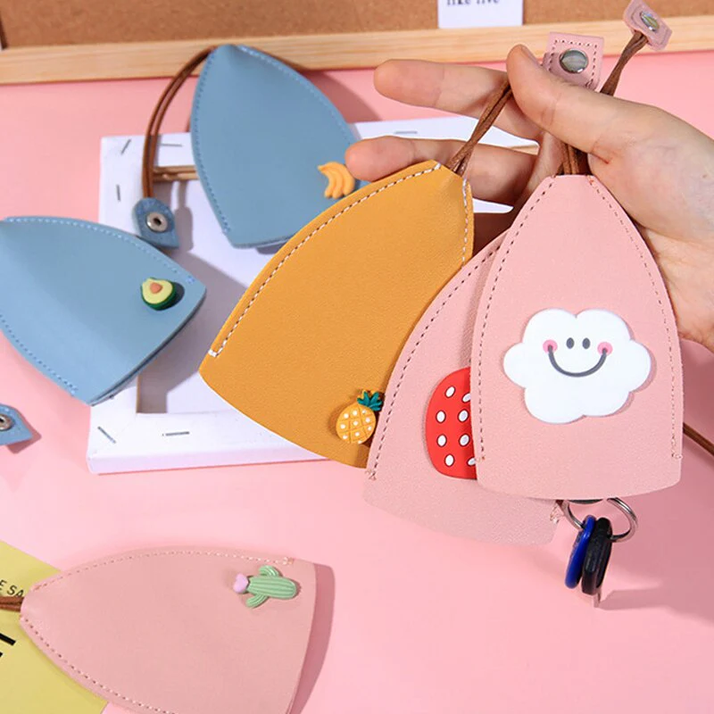 Cute Fruits Leather Key Holder - Image 3
