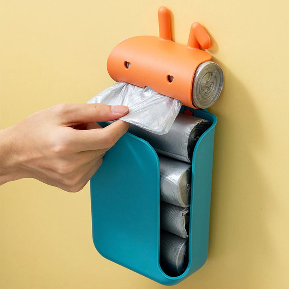 Mini Garbage Bag Dispenser Storage Rack - Image 1