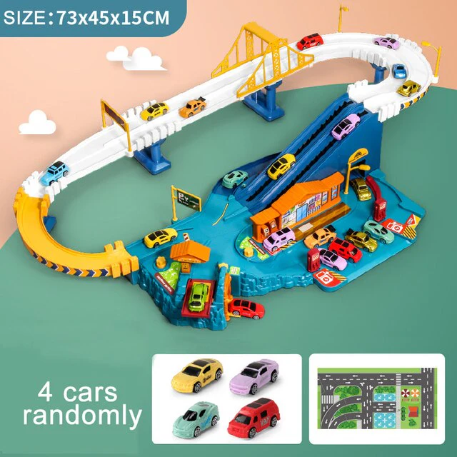 Adventure Parking Lot Racing Car Toys - Image 3