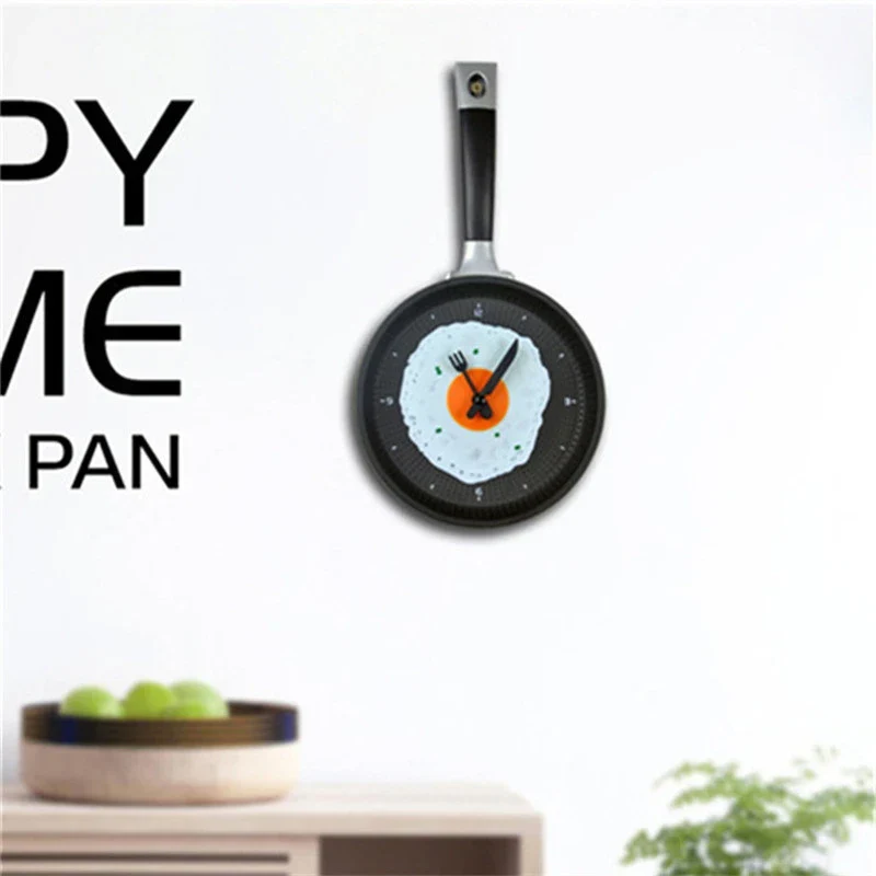 Omelette Pot-Shaped Wall Clock - Image 2