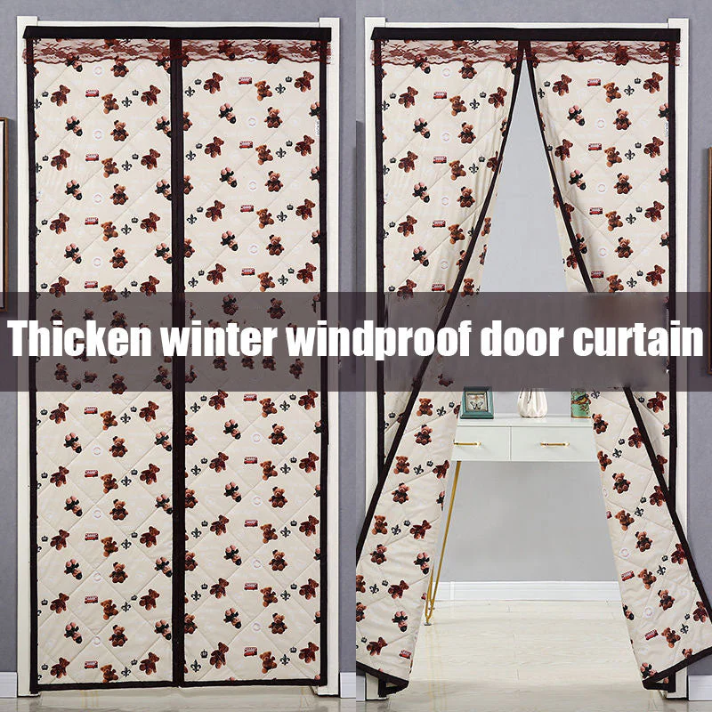 Windproof Magnetic Sound Insulation Door Curtain - Image 2