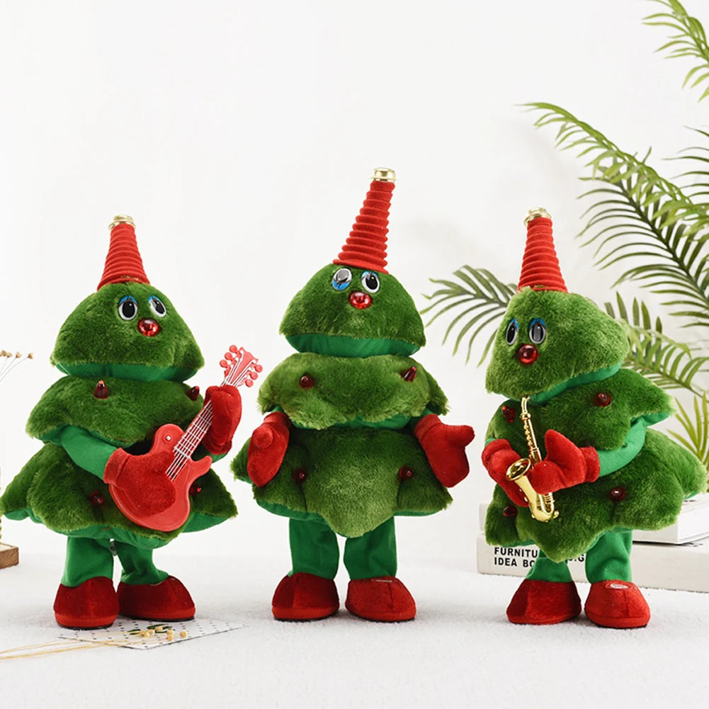 Mini Dancing Christmas Tree Doll Ornaments - Image 2