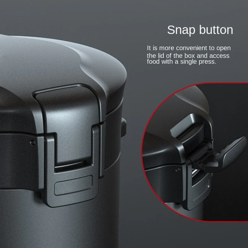 Smart Foodie Stainless Steel Lunch Box - Image 2