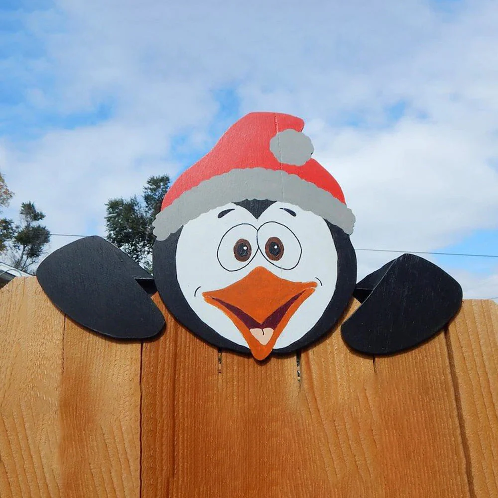 Surprise Santa Claus Outdoor Christmas Decoration - Image 2