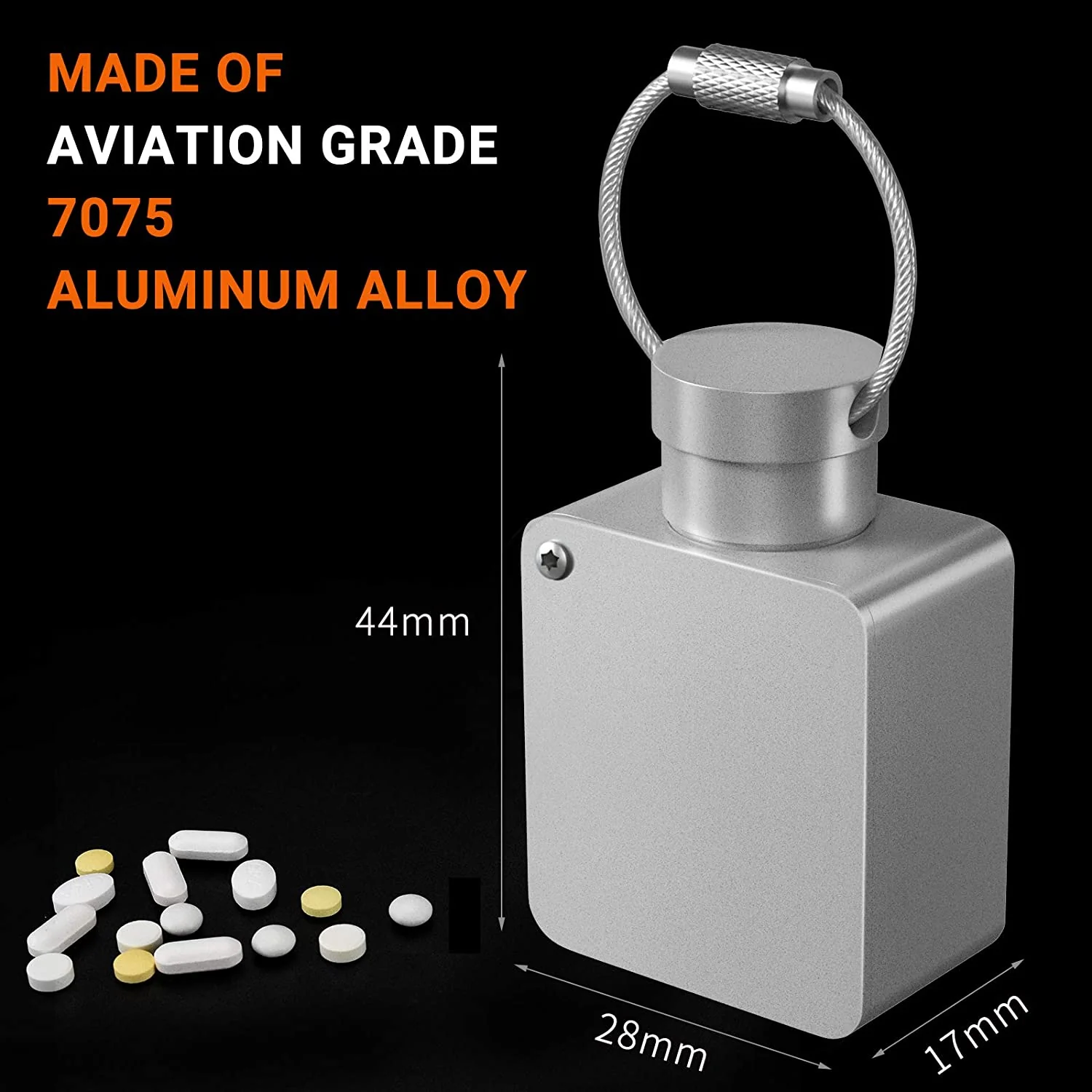 Aluminum Waterproof Mini Pill Separator - Image 2