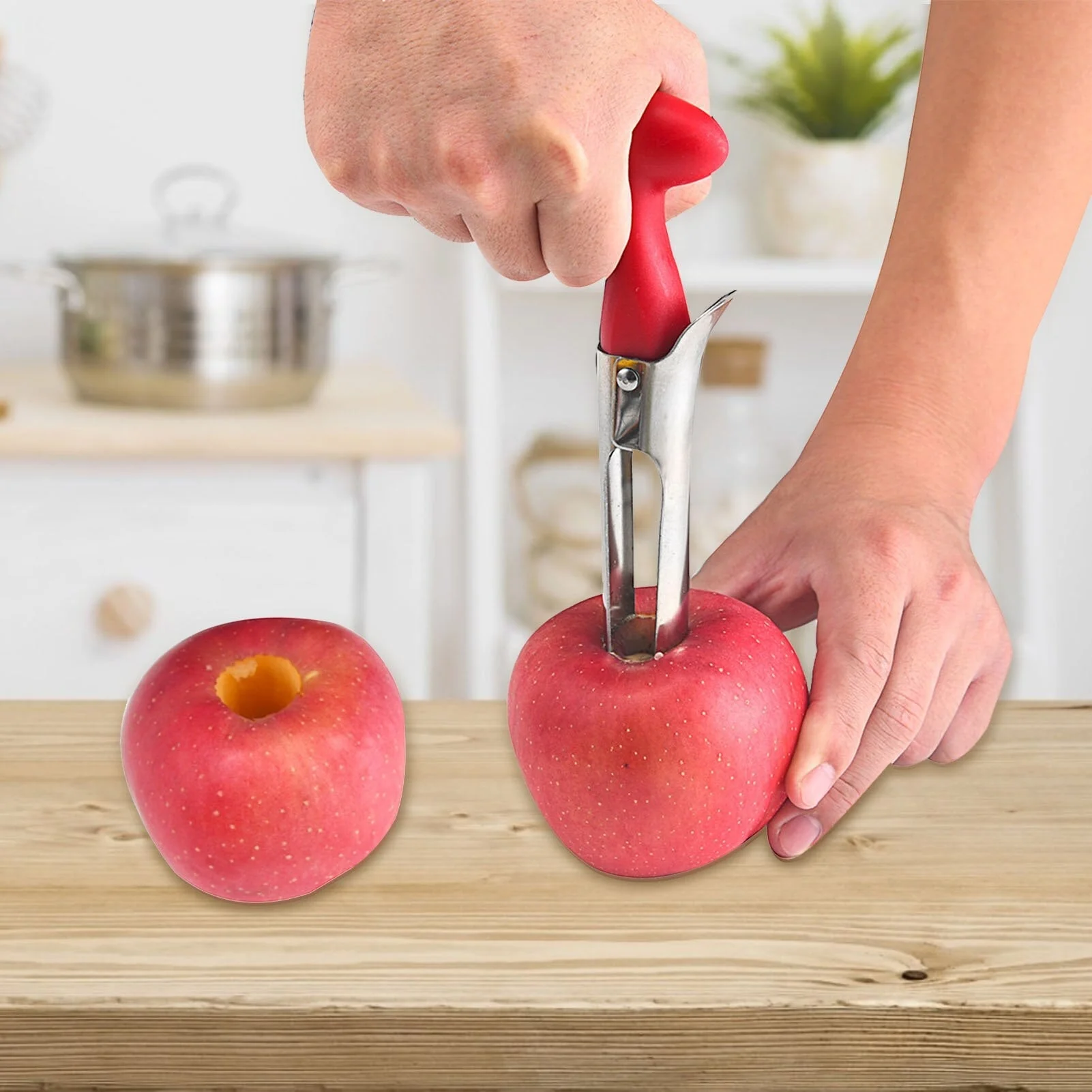 Stainless Steel Apple Seed Remover Tool - Image 2