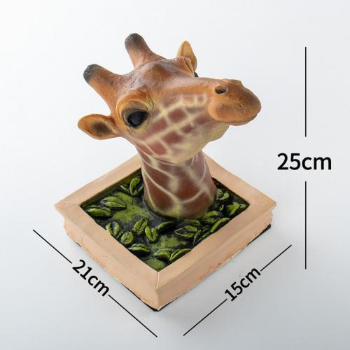 3D Wall Mounted Giraffe Sculpture Home Decor - Image 3